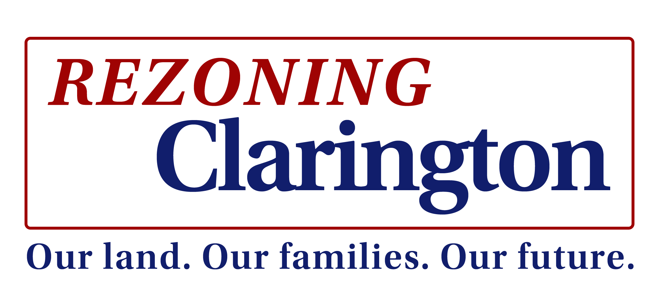 Logo for Rezoning Clarington